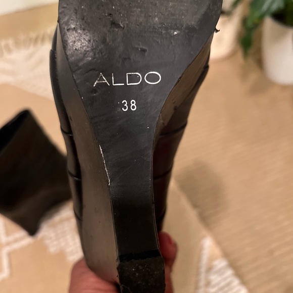 Black Wedge Ankle Boots - Picture 5 of 5